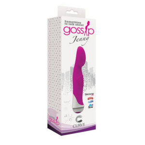 Curve Toys Gossip Jenny Waterproof Silicone G-Spot Vibrator Magenta